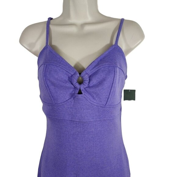 Wild Fable Purple Sleeveless Bodycon Mini Dress Women Size M Casual Party NEW - Picture 2 of 10